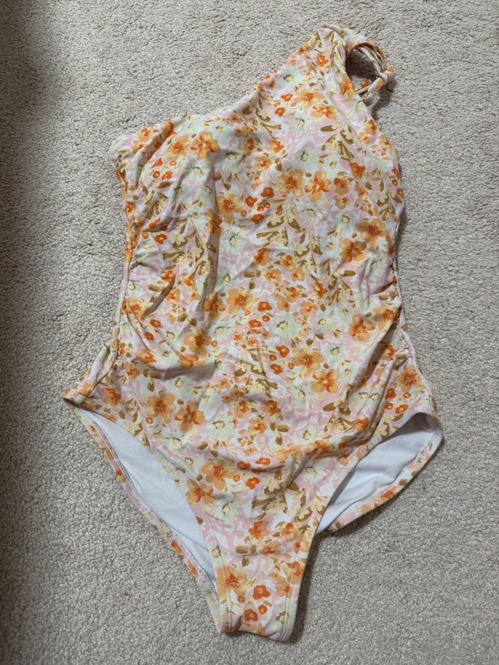 Womens Floral One-Piece Padded Swimsuit